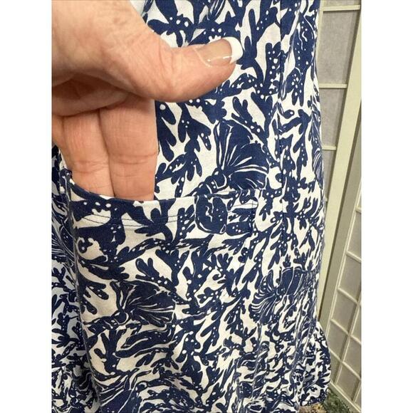 Lilly Pulitzer Lobster Sleeveless Kristen Flounce Luxury Preppy Dress Krillin XS - Picture 13 of 13